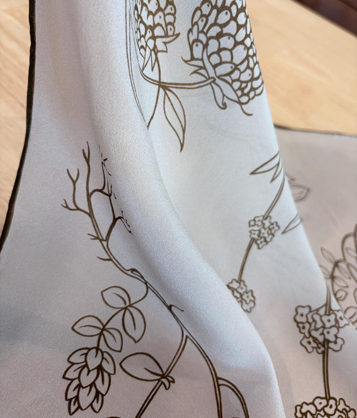 Vintage Botanical Silk Square — image 10