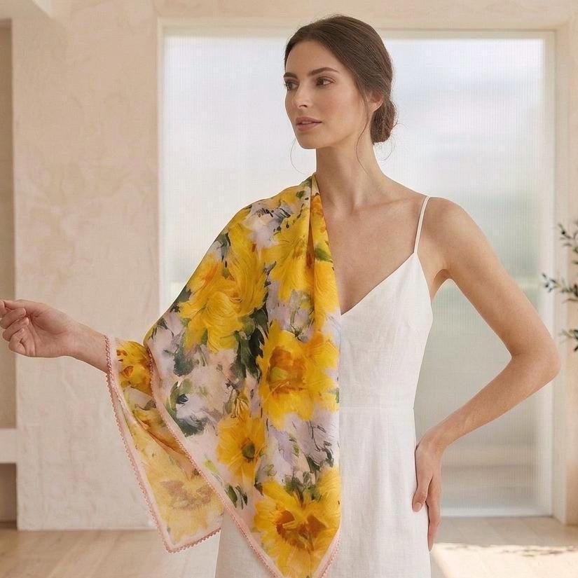Sunflower Lace Neckerchief — image 5