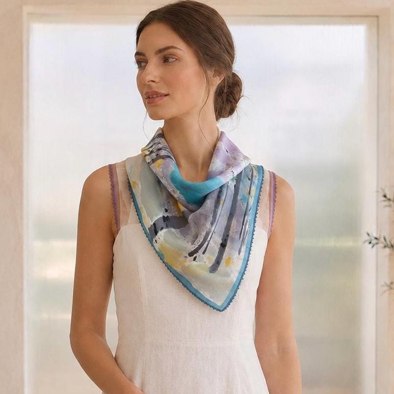 Birch Forest Lace Neckerchief — image 5