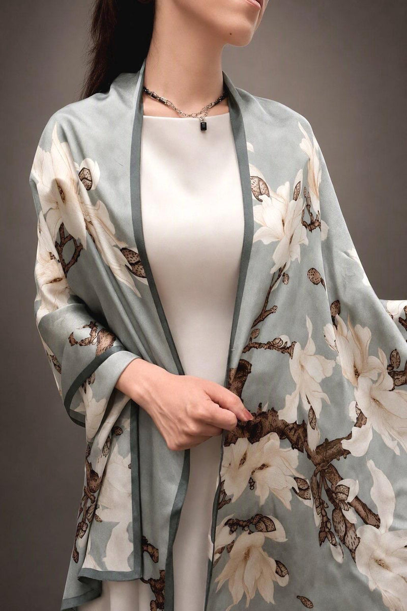Sage Green Magnolia Wrap — image 5