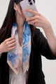 Monet Blue Hydrangea Neckerchief — image 2