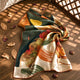 Reversible Floral Silk Square — image 4