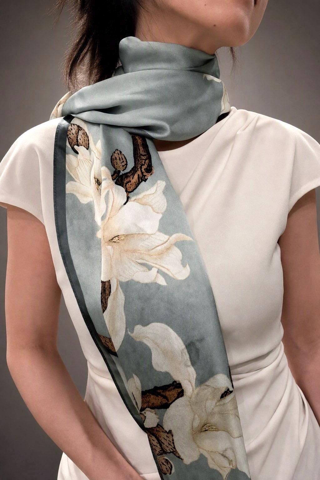Sage Green Magnolia Wrap — image 4