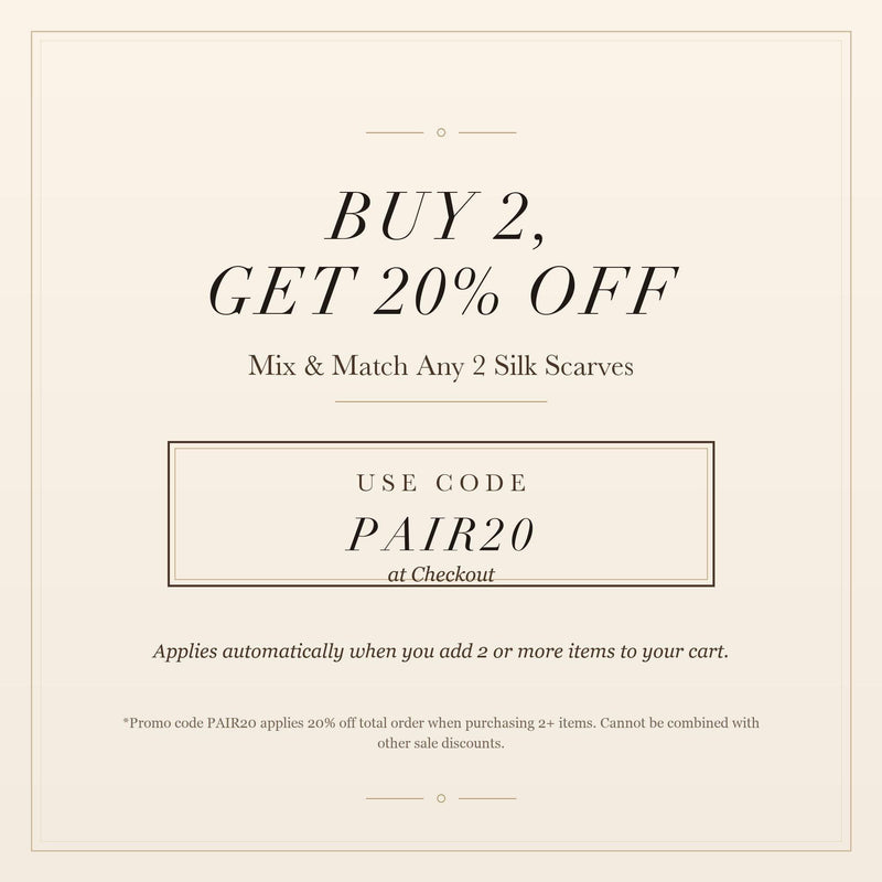 Red Teal Botanical Silk Square — image 5