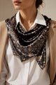 Black Rose Gold Silk Square — image 2