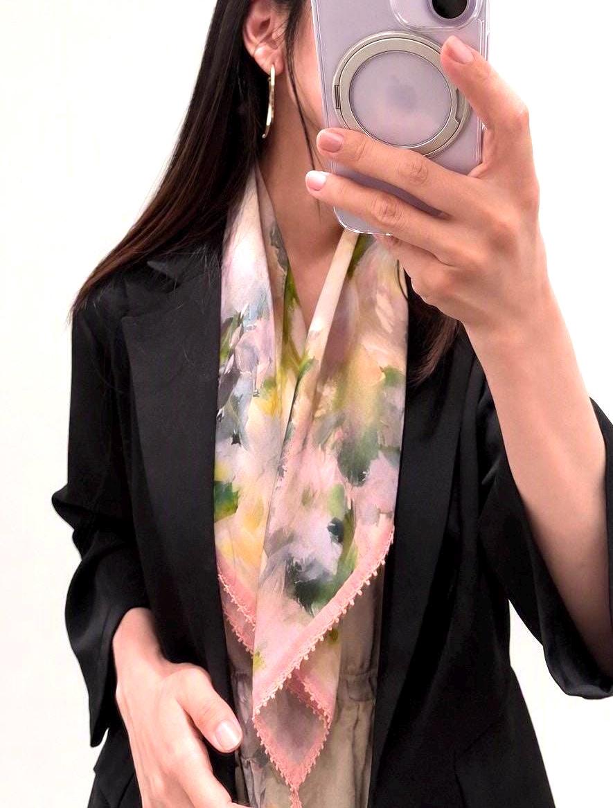 Lily of the Valley Lace Neckerchief — image 2