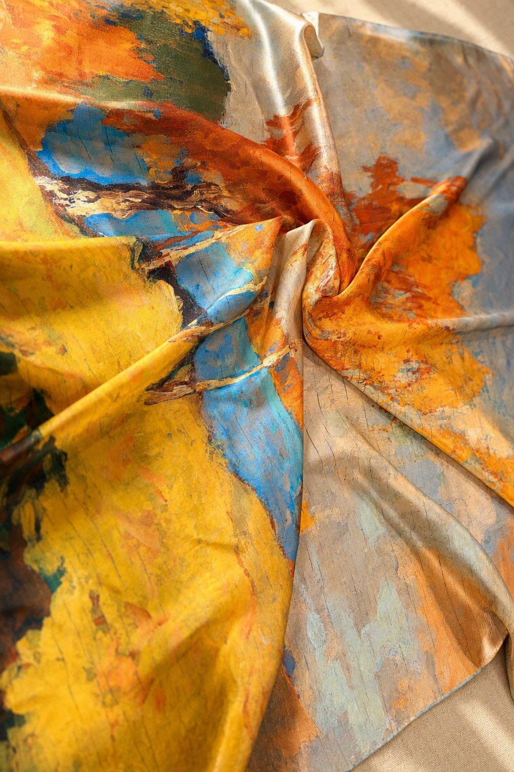 Birch Forest Large Silk Square — image 2