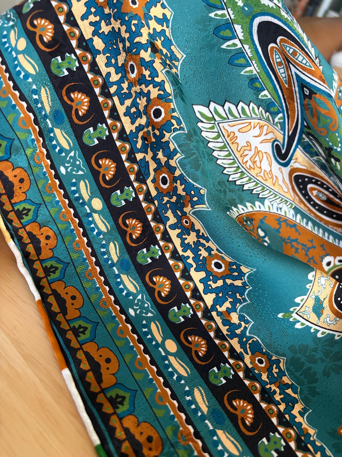 Plant-Dyed Hualuo Silk Square — image 9