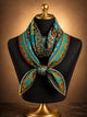Plant-Dyed Hualuo Silk Square — image 5