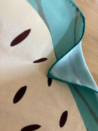 Red Teal Botanical Silk Square — image 8
