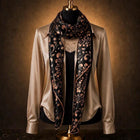 Black Rose Gold Silk Square — image 3