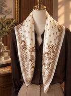Vintage Paisley Silk Square — image 5