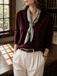 Vintage Botanical Silk Square — image 4