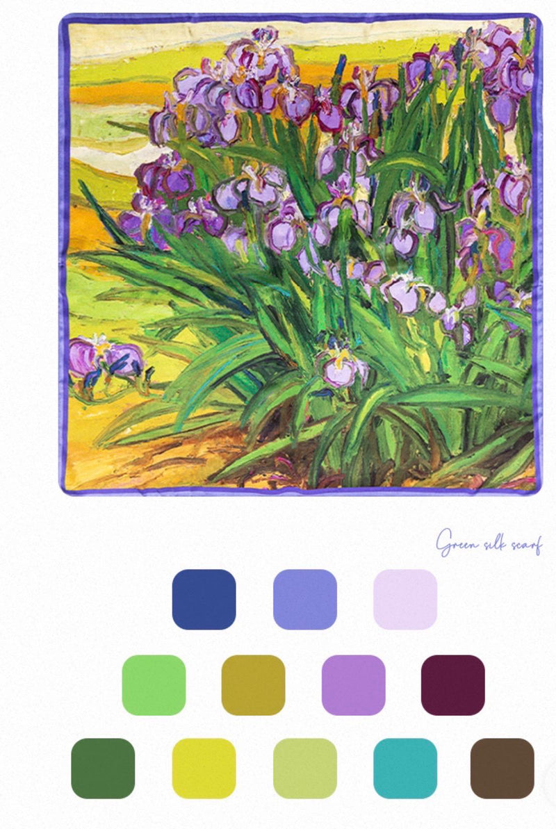 Iris Silk Square — image 2