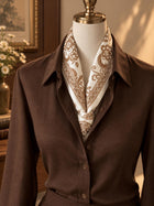 Vintage Paisley Silk Square — image 7