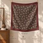 Vintage Paisley Silk Square — image 9