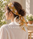 Tulip Georgette Long Silk Scarf