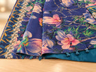 Reversible Magnolia Butterfly Silk Shawl
