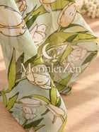 Tulip Georgette Long Silk Scarf